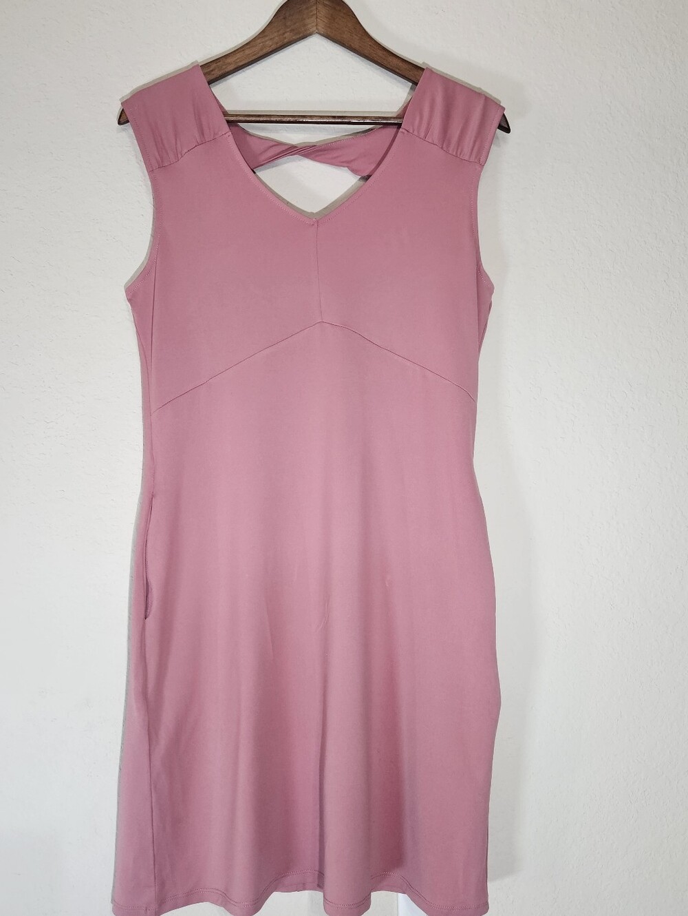 Reel Legends Mini Dress Womens Size 4 Mauve Pink Outdoor Athleisure Casual